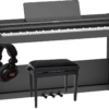 Roland – Piano numérique RP107 avec support – Noir : Nantel Musique