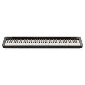 Clavier numérique noir avec 88 touches, idéal pour les musiciens, pianos portables.