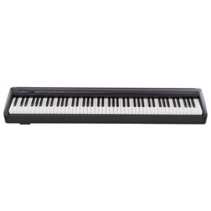 Clavier numérique noir avec 88 touches, idéal pour les musiciens et les étudiants en piano.