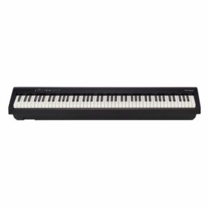 Clavier numérique noir de piano avec 88 touches, idéal pour les musiciens amateurs et professionnels.