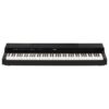 Piano numérique noir, 88 touches, style moderne, idéal pour musiciens professionnels et amateurs recherchant un son de qualité.