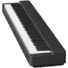 Piano numérique noir à 88 touches, parfait pour les musiciens cherchant un instrument compact et moderne. Ideal pour débutants.
