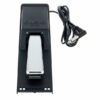 Pédale sustain Casio SP-20 noire avec câble, pour clavier musical. Accessoire indispensable pour pianistes.