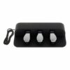 Triple pédale universelle pour clavier numérique, couleur noire, avec connecteur jack. Accessoire musical essentiel.