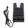 Pédale de sustain Kawai avec câble et fiche jack pour clavier numérique, design compact et pratique pour musiciens.