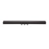 Rail de spots LED noir avec trois ampoules, design minimaliste pour éclairage intérieur moderne.