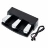 Pédalier Korg à trois pédales pour piano numérique, avec câble de connexion. Accessoire essentiel pour musiciens.