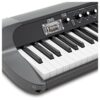 Clavier numérique noir et blanc avec boutons de réglage audio, modèle SV2, vue de côté.