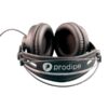 Casque audio Prodipe noir avec coussinets confortables et bandeau ajustable, idéal pour une écoute immersive.