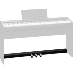 Support pédale triple pour piano numérique, améliorant l'expressivité et la nuance du jeu musical.