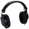 Casque audio noir Roland RH-200 avec coussinets rembourrés, bandeau ajustable pour un confort optimal et une qualité sonore professionnelle.