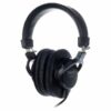 Casque audio noir Roland RH-200 : design circum-aural avec coussinets confortables, idéal pour écouter de la musique.