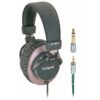 Casque Roland RH-300 et connecteurs audio dorés, idéal pour une qualité sonore professionnelle.