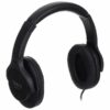 Casque audio noir Roland RH-5 avec coussinets rembourrés, idéal pour le monitoring studio et l'écoute de qualité.