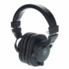 Casque audio noir Yamaha, coussinets épais, bandeau rembourré, idéal pour écouter de la musique ou le mixage audio.