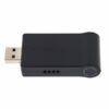 Adaptateur USB Yamaha noir pour connexion sans fil, idéal pour instruments de musique et appareils audio compatibles.