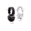 Casques audio Prodipe noir et blanc suspendus, design moderne et confortable pour une expérience audio optimale.