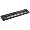 Piano numérique noir 88 touches avec interface et boutons de contrôle, idéal pour la musique et l'enregistrement en studio.