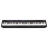 Piano numérique noir avec 88 touches, afficheur et boutons de contrôle, idéal pour musiciens amateurs et professionnels.