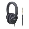 Casque audio Roland noir avec coussinets rembourrés et jack détachable, idéal pour une expérience sonore optimale.