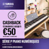 Offre de rentrée Yamaha P-145 & P-225 Cashback