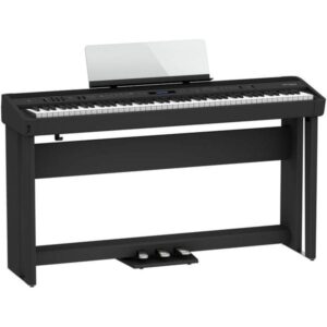 Roland FP-90X BK Bundle, inclus support KSC-90 et pedalier KPD90 en noir