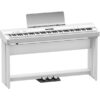 Roland FP-90X BK Bundle, inclus support KSC-90 et pedalier KPD90 en blanc